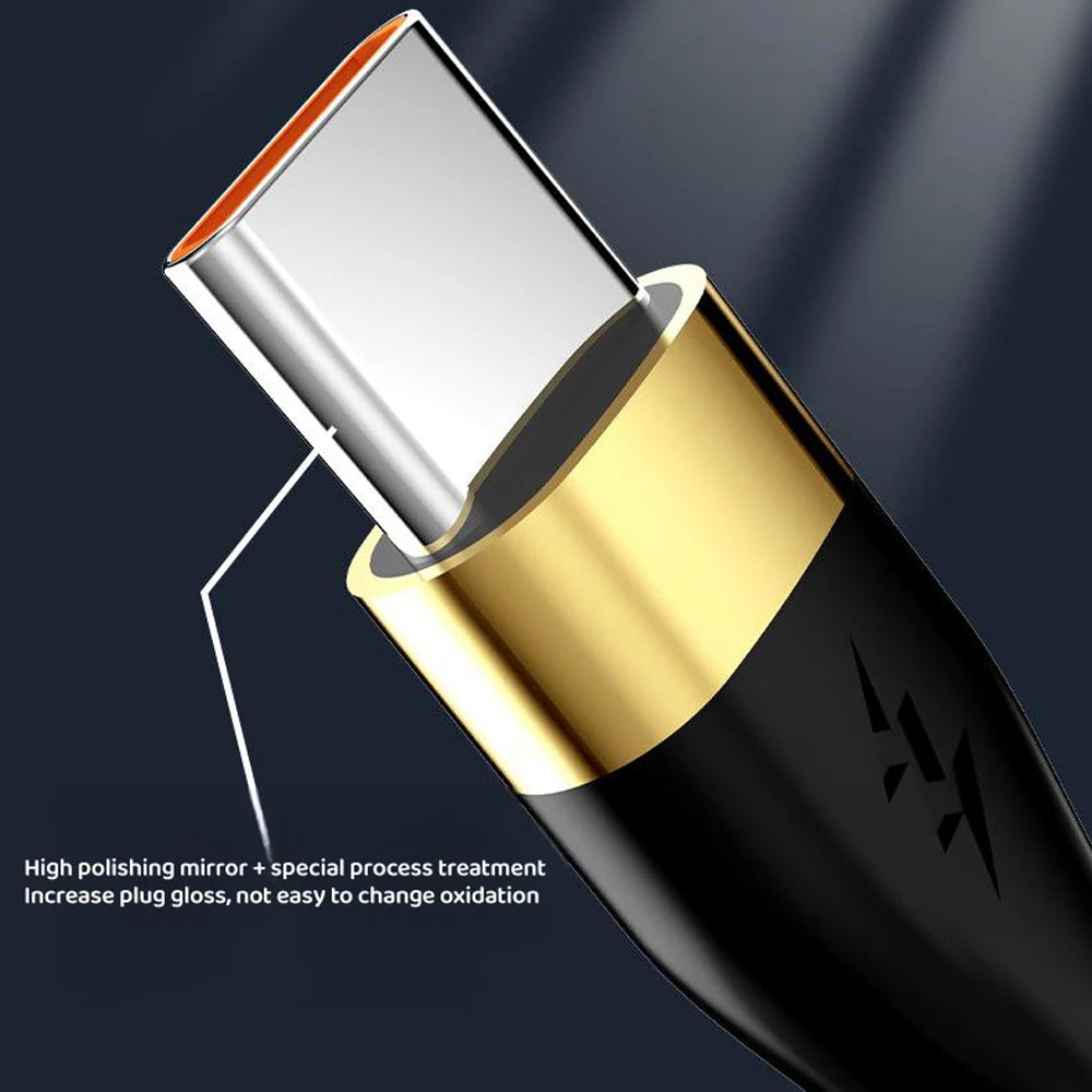 Cable USB-C a USB-C 120W 6A - Carga Rápida PD Trenzado