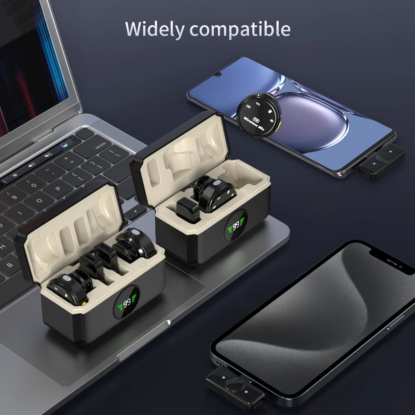 Micrófono Lavalier Inalámbrico iPhone Android | TikTok Live Micrófono