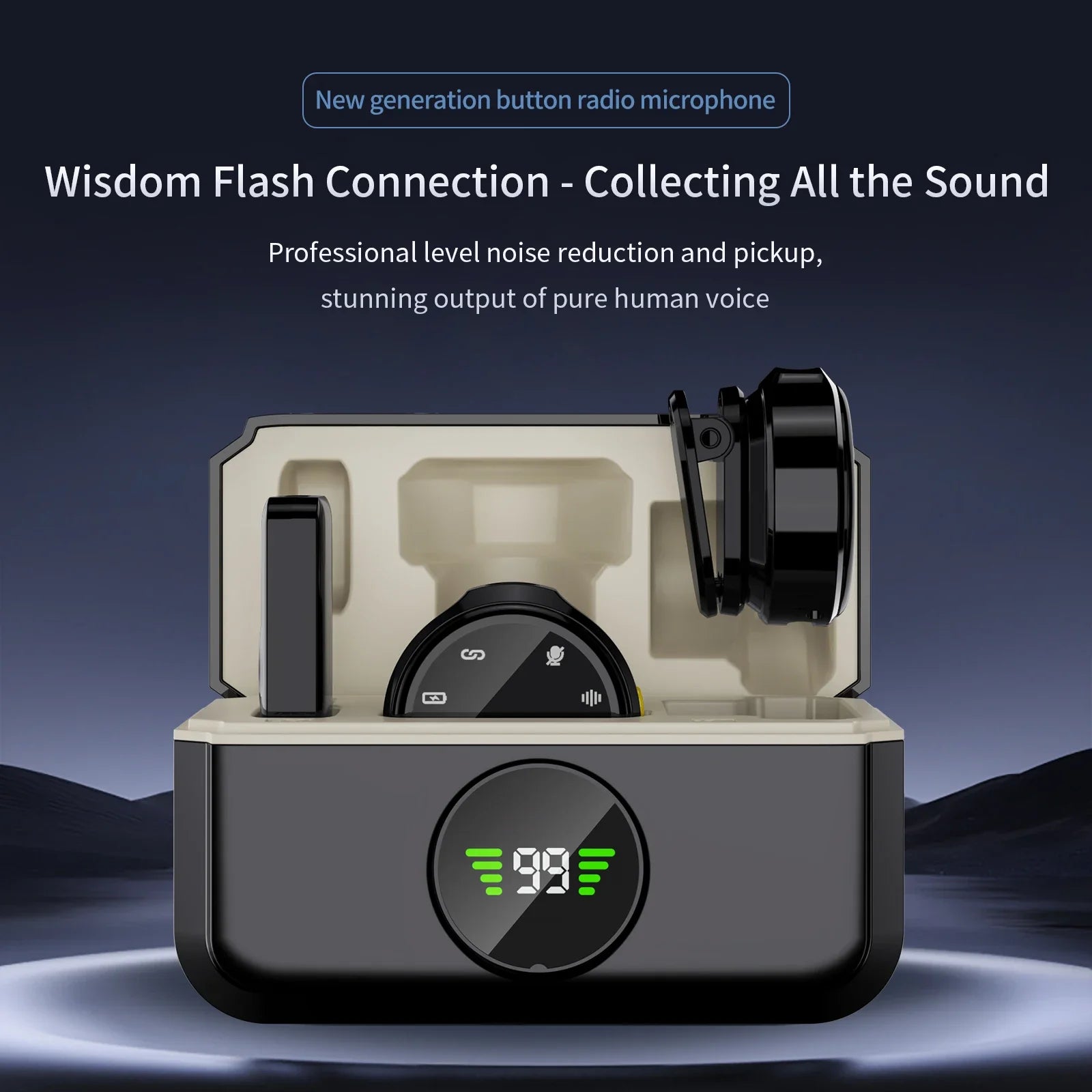 Micrófono Lavalier Inalámbrico iPhone Android | TikTok Live Micrófono