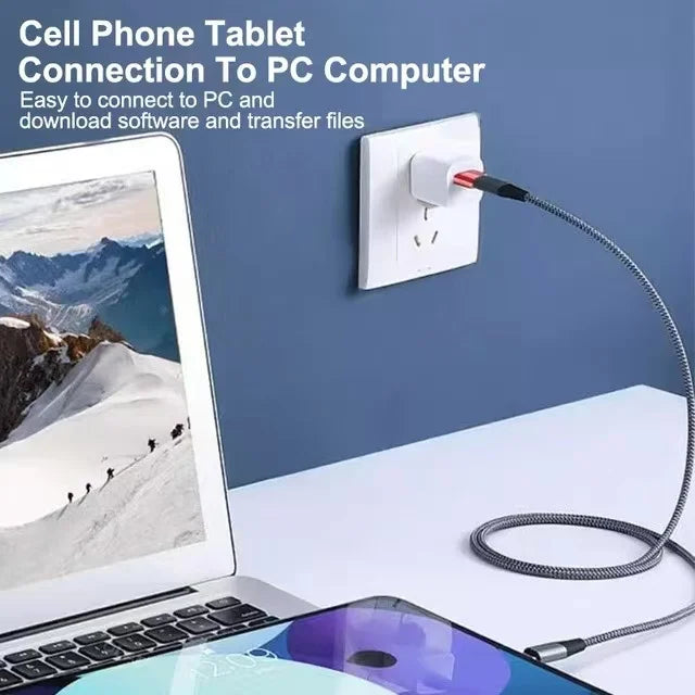 Adaptador USB a Type-C OTG 10A - Carga Rápida y Transferencia de Datos