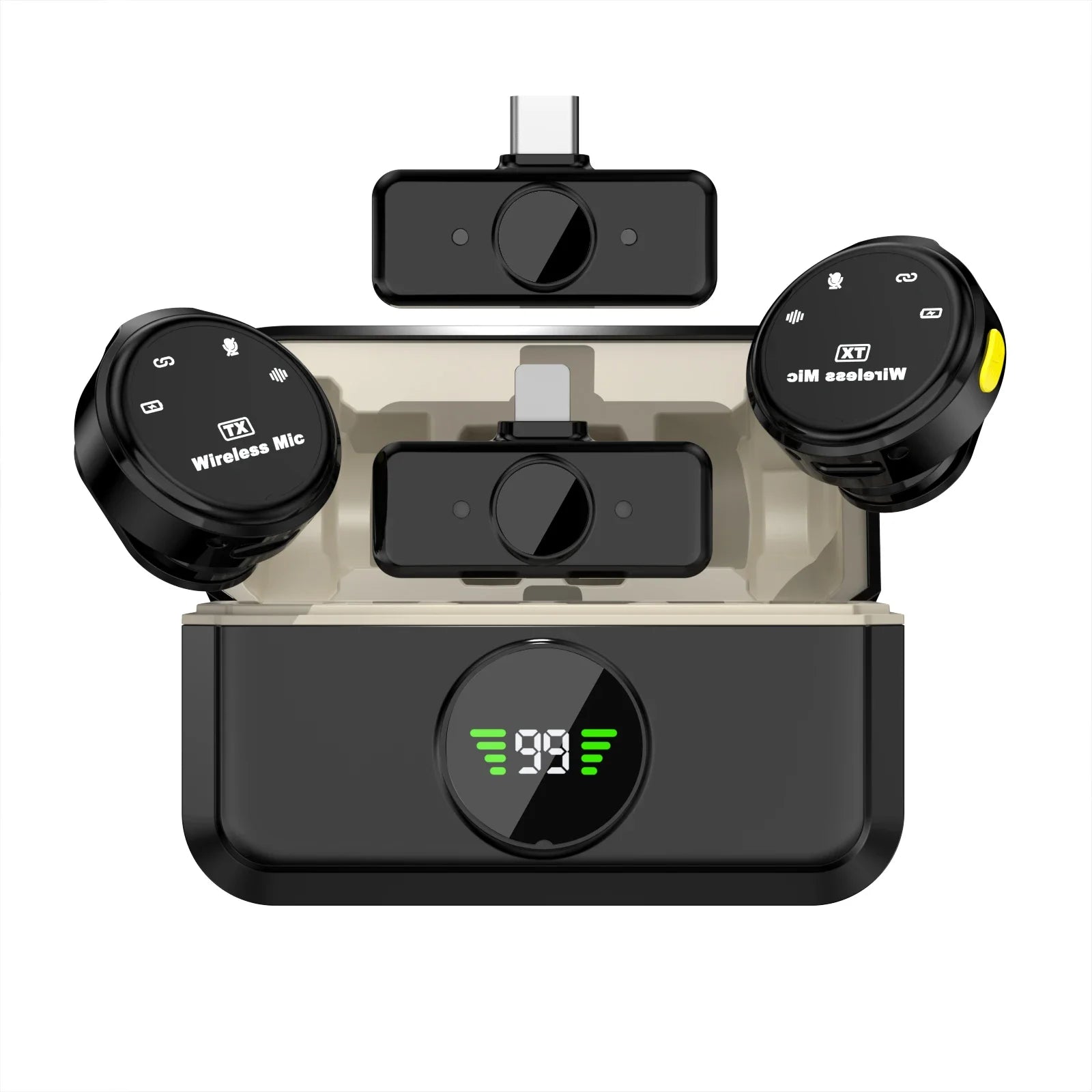 Micrófono Lavalier Inalámbrico iPhone Android | TikTok Live Micrófono