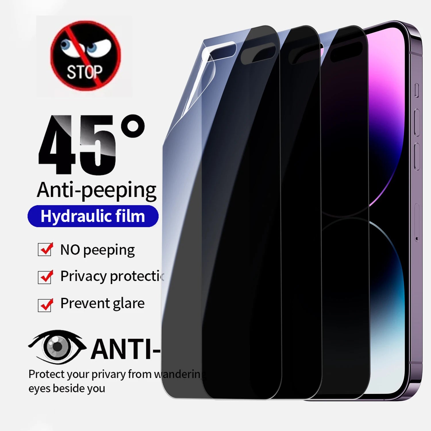 Protector Privacidad iPhone 17 | Film Hidrogel Anti-Espía